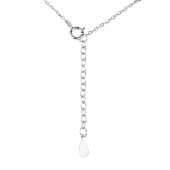 Colier argint model geometric DiAmanti Z1472N-DIA